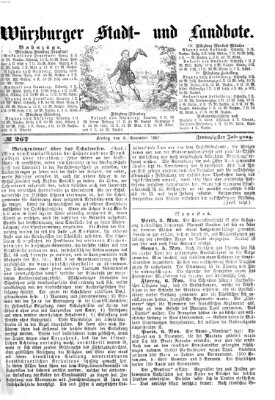 Würzburger Stadt- und Landbote Freitag 8. November 1867