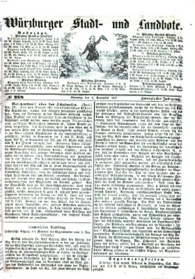 Würzburger Stadt- und Landbote Samstag 9. November 1867