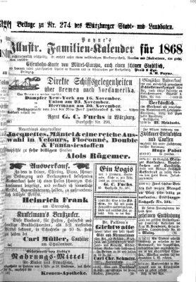 Würzburger Stadt- und Landbote Samstag 16. November 1867