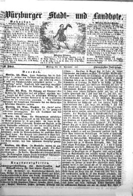 Würzburger Stadt- und Landbote Montag 25. November 1867