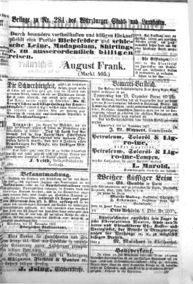 Würzburger Stadt- und Landbote Montag 25. November 1867