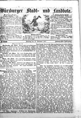 Würzburger Stadt- und Landbote Dienstag 26. November 1867