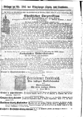 Würzburger Stadt- und Landbote Samstag 30. November 1867