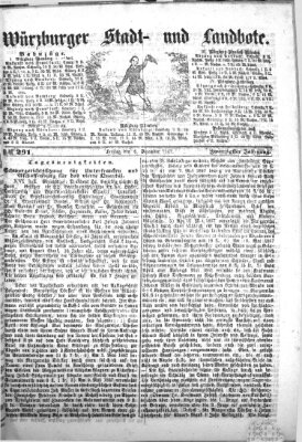 Würzburger Stadt- und Landbote Freitag 6. Dezember 1867