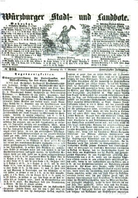 Würzburger Stadt- und Landbote Samstag 7. Dezember 1867