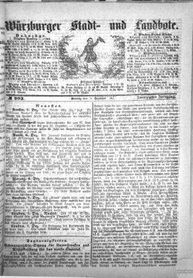 Würzburger Stadt- und Landbote Montag 9. Dezember 1867