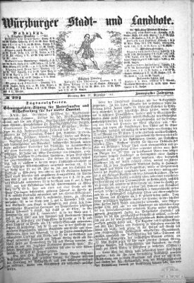 Würzburger Stadt- und Landbote Dienstag 10. Dezember 1867