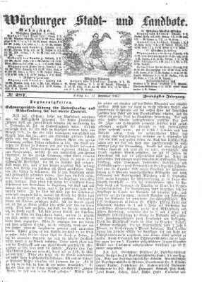 Würzburger Stadt- und Landbote Freitag 13. Dezember 1867