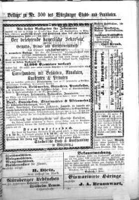 Würzburger Stadt- und Landbote Dienstag 17. Dezember 1867