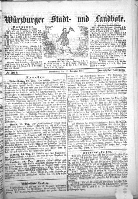 Würzburger Stadt- und Landbote Donnerstag 19. Dezember 1867