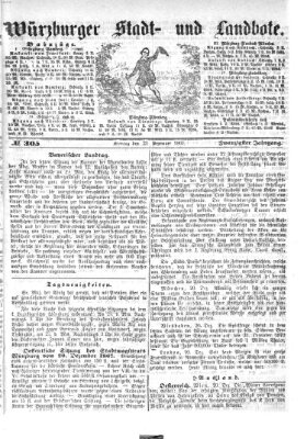 Würzburger Stadt- und Landbote Montag 23. Dezember 1867