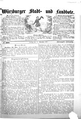 Würzburger Stadt- und Landbote Freitag 27. Dezember 1867