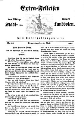 Extra-Felleisen (Würzburger Stadt- und Landbote) Donnerstag 9. Mai 1867