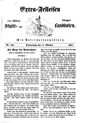 Extra-Felleisen (Würzburger Stadt- und Landbote) Donnerstag 17. Oktober 1867