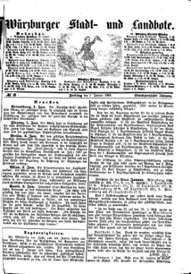 Würzburger Stadt- und Landbote Freitag 3. Januar 1868