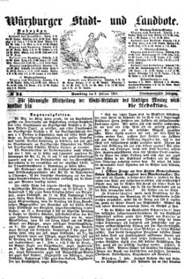 Würzburger Stadt- und Landbote Samstag 8. Februar 1868