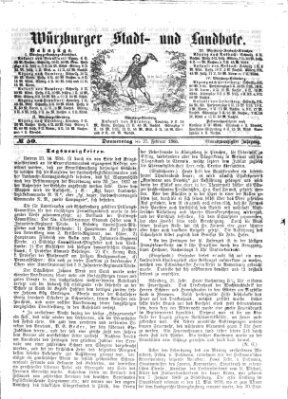 Würzburger Stadt- und Landbote Donnerstag 27. Februar 1868