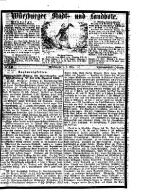 Würzburger Stadt- und Landbote Mittwoch 4. März 1868