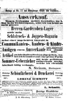 Würzburger Stadt- und Landbote Samstag 28. März 1868