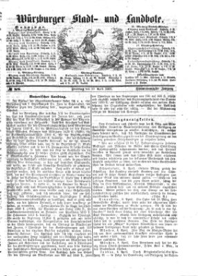 Würzburger Stadt- und Landbote Freitag 10. April 1868