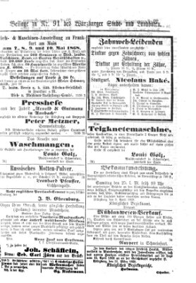 Würzburger Stadt- und Landbote Dienstag 14. April 1868