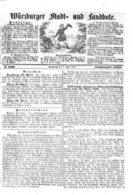 Würzburger Stadt- und Landbote Freitag 1. Mai 1868