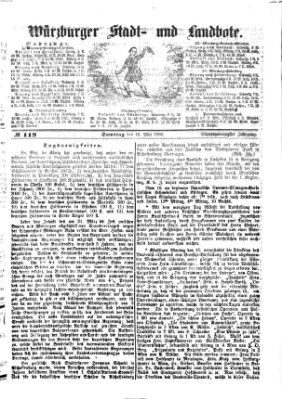 Würzburger Stadt- und Landbote Samstag 16. Mai 1868