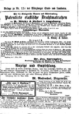 Würzburger Stadt- und Landbote Montag 18. Mai 1868