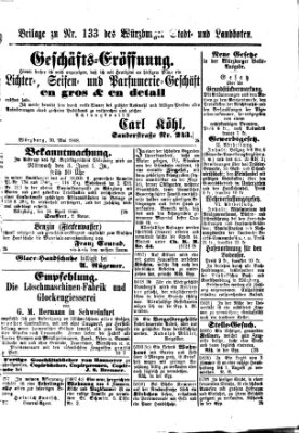 Würzburger Stadt- und Landbote Dienstag 2. Juni 1868