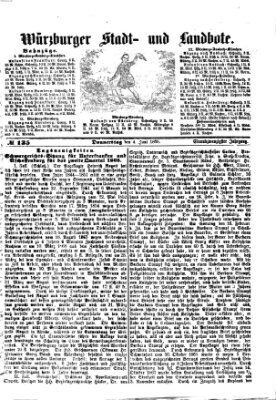 Würzburger Stadt- und Landbote Donnerstag 4. Juni 1868