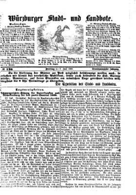 Würzburger Stadt- und Landbote Freitag 5. Juni 1868