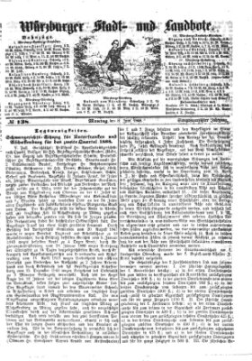 Würzburger Stadt- und Landbote Montag 8. Juni 1868