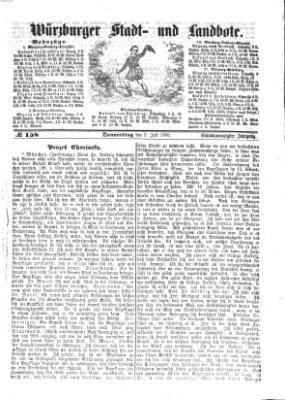 Würzburger Stadt- und Landbote Donnerstag 2. Juli 1868