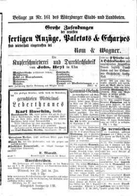 Würzburger Stadt- und Landbote Montag 6. Juli 1868