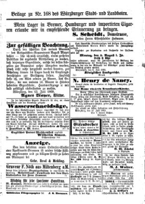 Würzburger Stadt- und Landbote Dienstag 14. Juli 1868