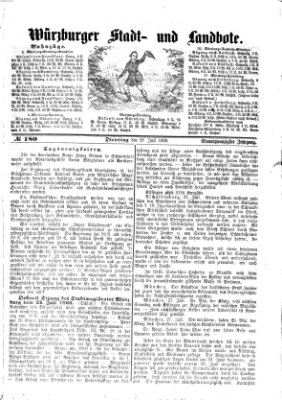 Würzburger Stadt- und Landbote Dienstag 28. Juli 1868