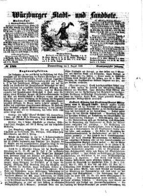 Würzburger Stadt- und Landbote Donnerstag 6. August 1868