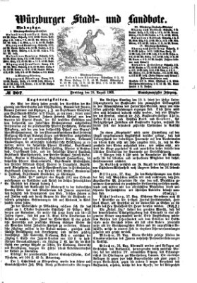 Würzburger Stadt- und Landbote Freitag 28. August 1868