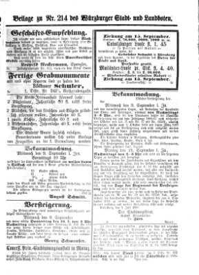 Würzburger Stadt- und Landbote Samstag 5. September 1868