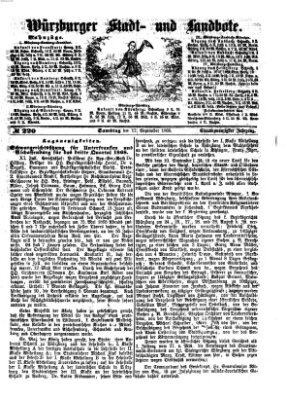 Würzburger Stadt- und Landbote Samstag 12. September 1868