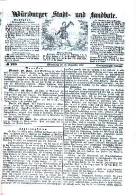 Würzburger Stadt- und Landbote Mittwoch 23. September 1868