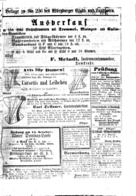 Würzburger Stadt- und Landbote Donnerstag 1. Oktober 1868