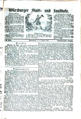 Würzburger Stadt- und Landbote Mittwoch 14. Oktober 1868