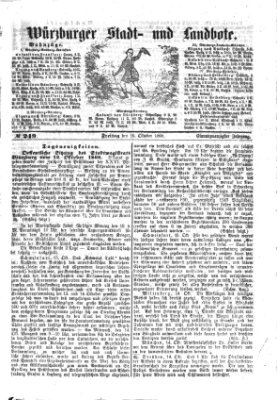 Würzburger Stadt- und Landbote Freitag 16. Oktober 1868