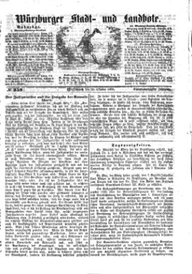 Würzburger Stadt- und Landbote Mittwoch 28. Oktober 1868