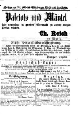 Würzburger Stadt- und Landbote Montag 2. November 1868