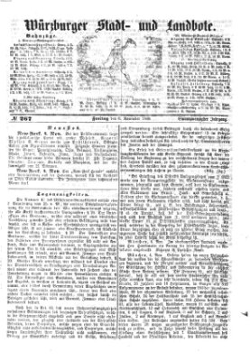 Würzburger Stadt- und Landbote Freitag 6. November 1868