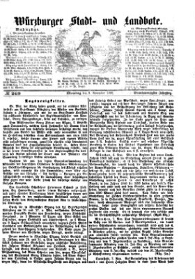 Würzburger Stadt- und Landbote Montag 9. November 1868