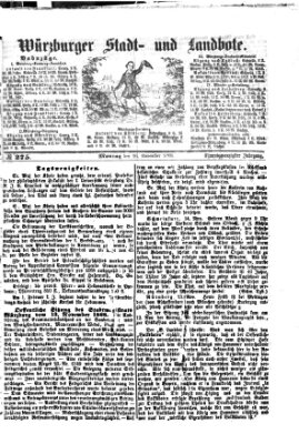 Würzburger Stadt- und Landbote Montag 16. November 1868