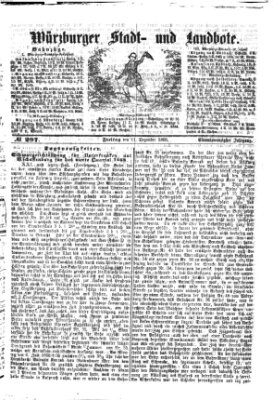 Würzburger Stadt- und Landbote Freitag 11. Dezember 1868